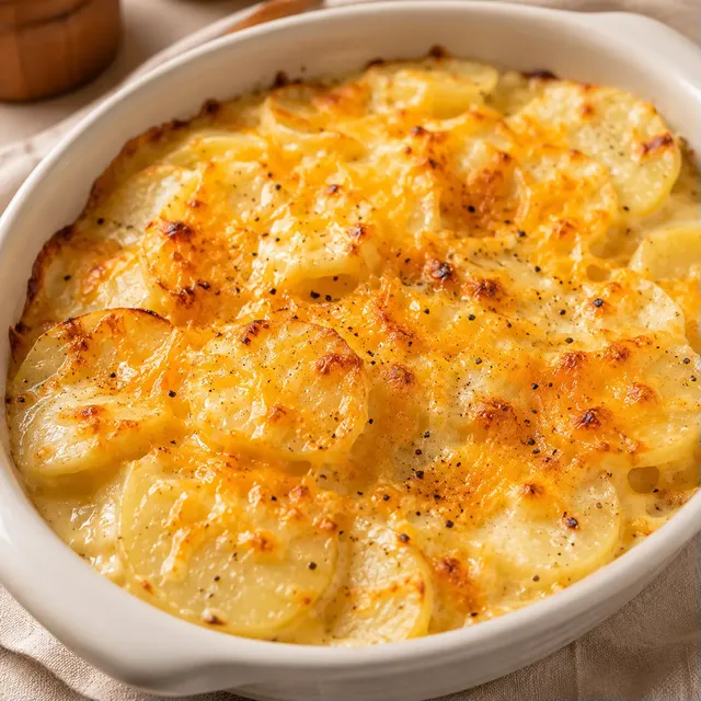 Gratin crémeux cheddar