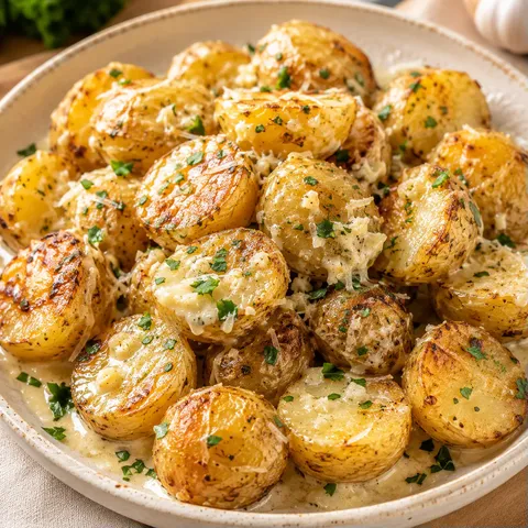 Pommes bébé à l'ail