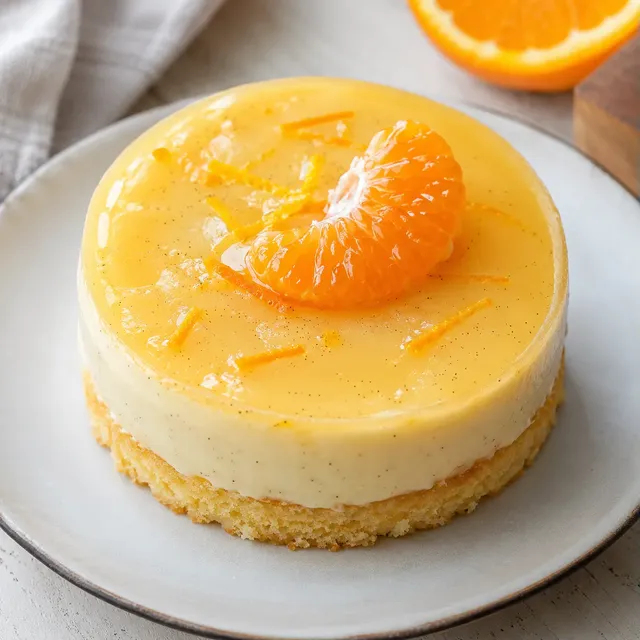Dessert Clémentine Vanille