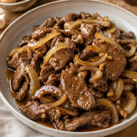 Bœuf Tendre Oignons