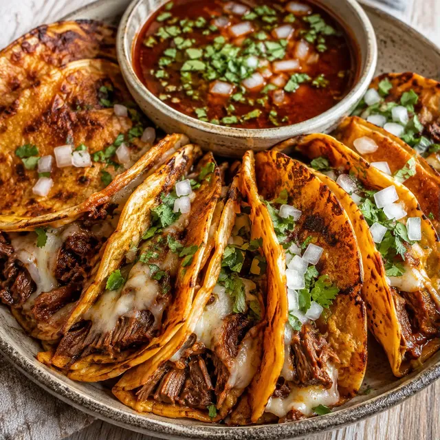 Quesabirria savoureux