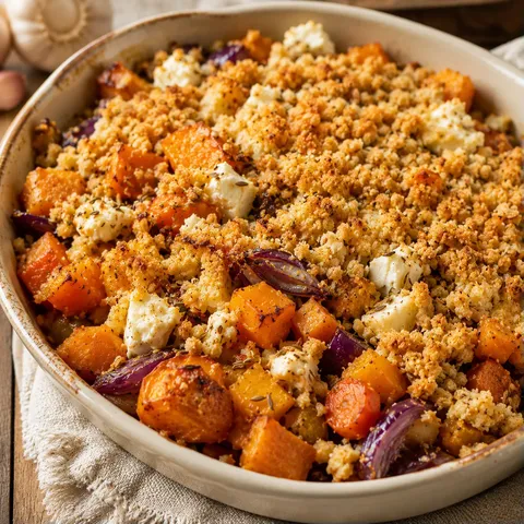 Crumble Hivernal aux Légumes