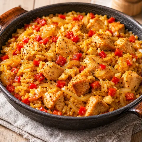 Poulet Riz Espagnole