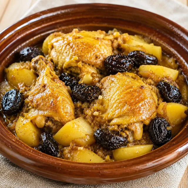 Poulet Pruneaux Tajine