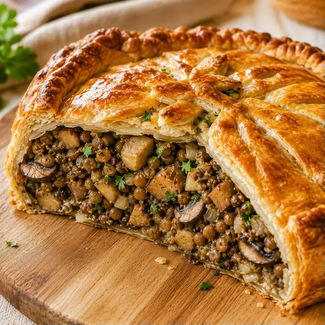 Tourte Festive Végétarienne