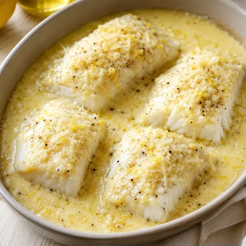 Parmesan sur Cabillaud