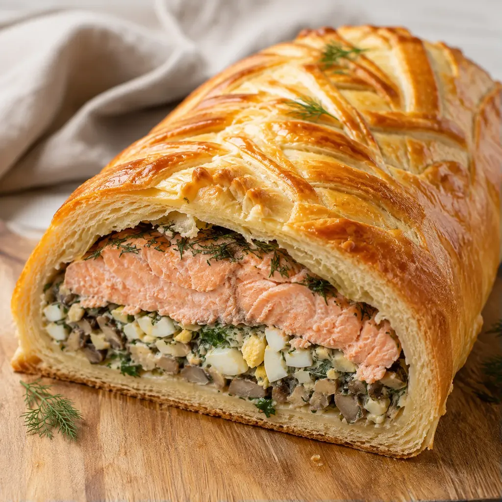 Koulibiac saumon léger