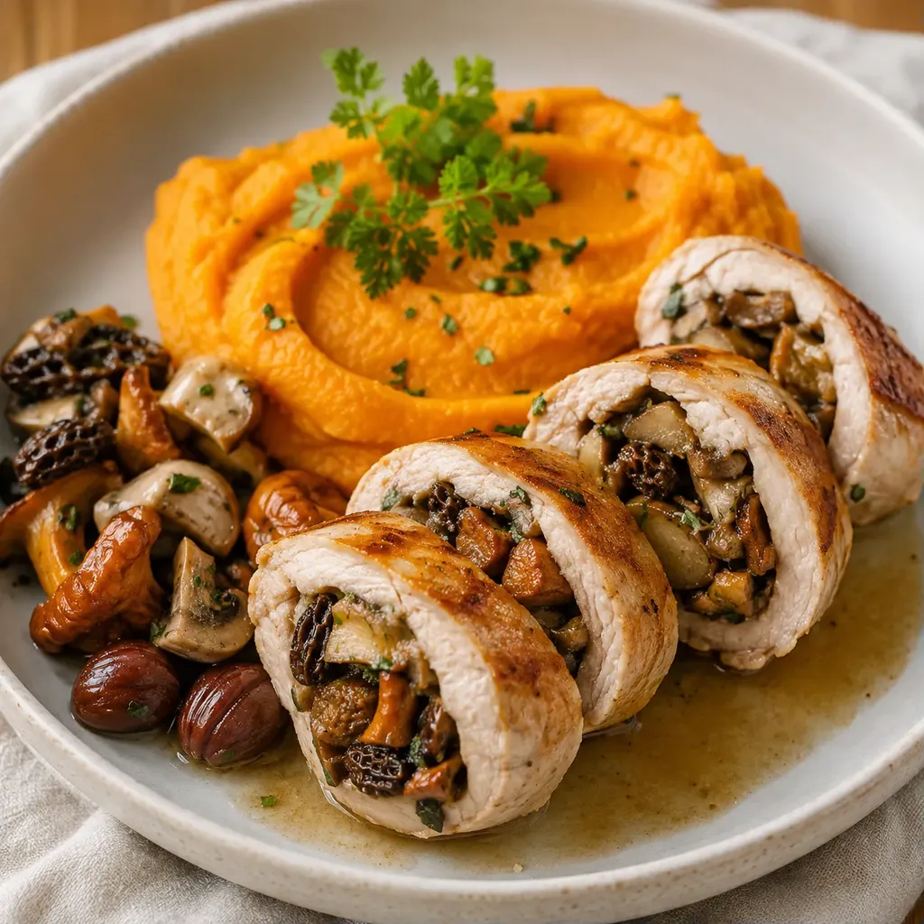 Dinde aux Champignons