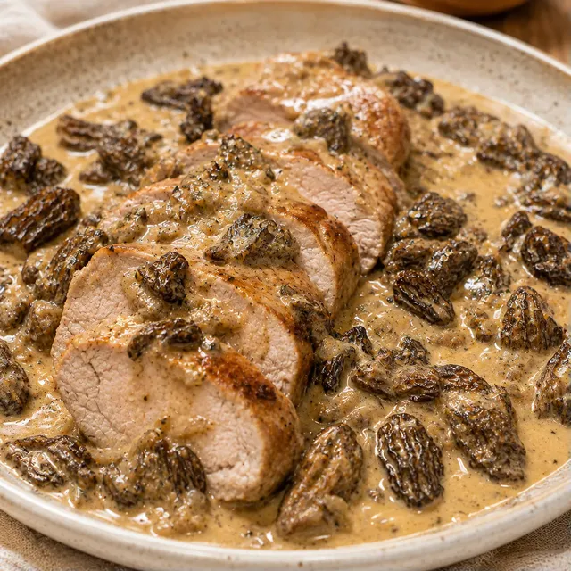 Porc Sauce Morilles