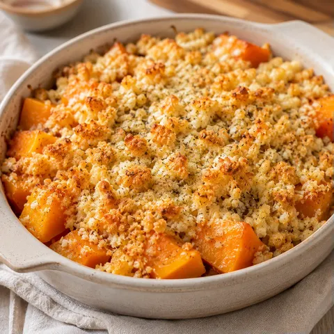 Courge Crumble Parmesan