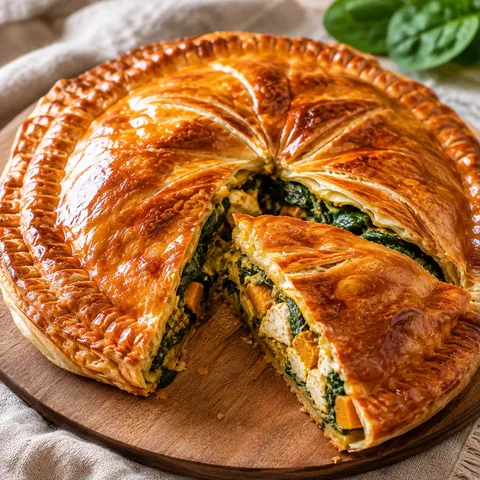 Poulet et épinards