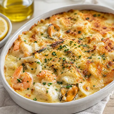 Fruits Mer Gratiné