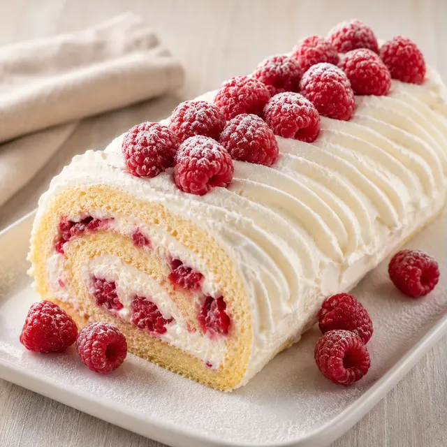 Bûche Framboise Crème