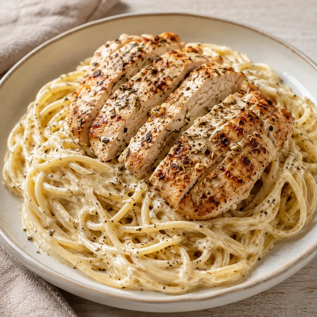 Poulet Pâtes Crémeuses