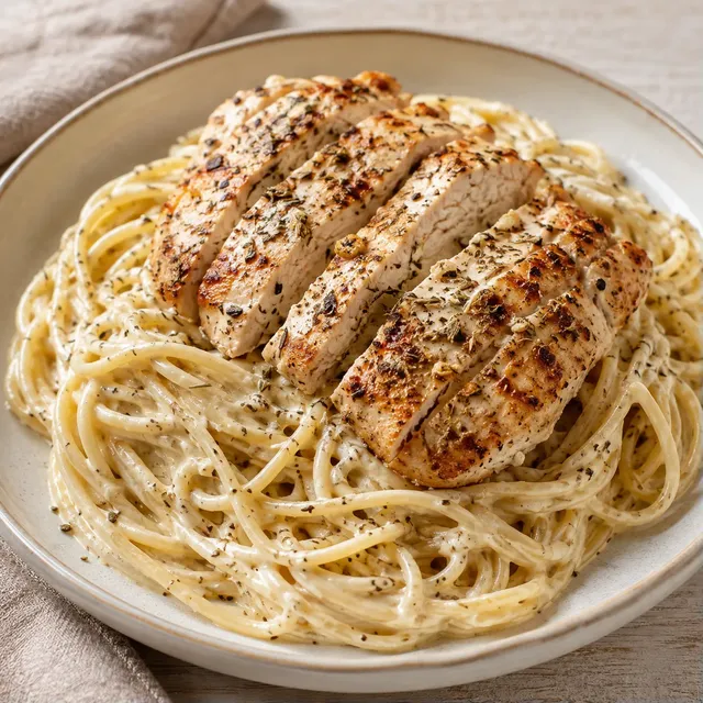 Poulet Pâtes Crémeuses