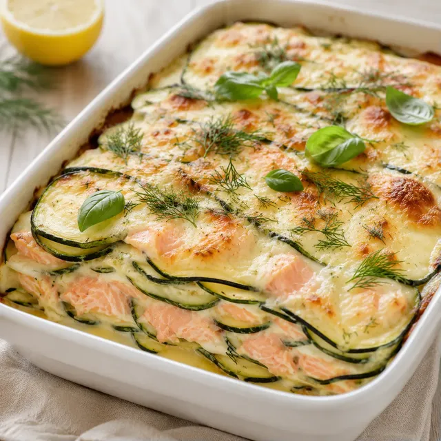 Courgettes Lasagnes Saumon