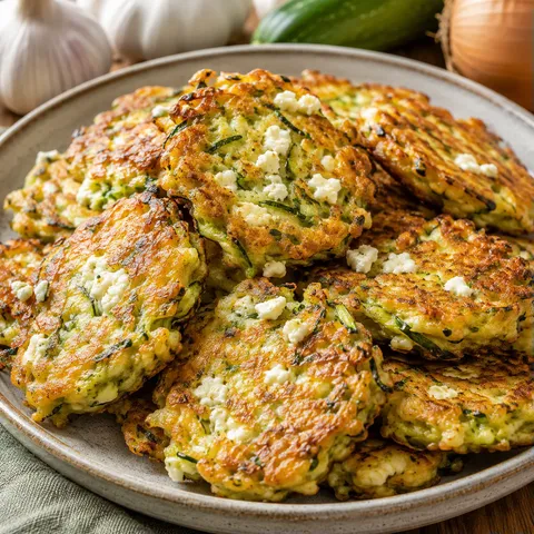 Courgettes Feta Beignets