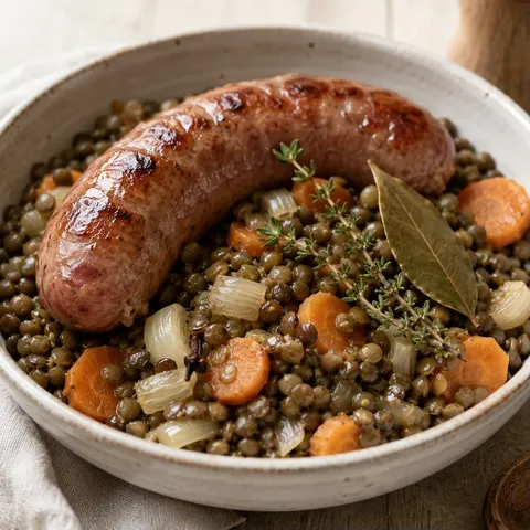 Saucisse et Lentilles