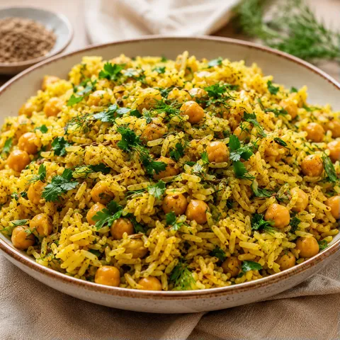 Riz gourmand aux saveurs orientales