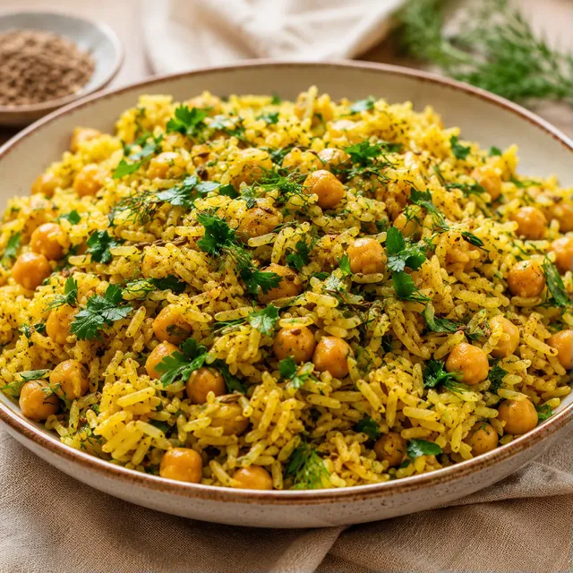 Riz gourmand aux saveurs orientales