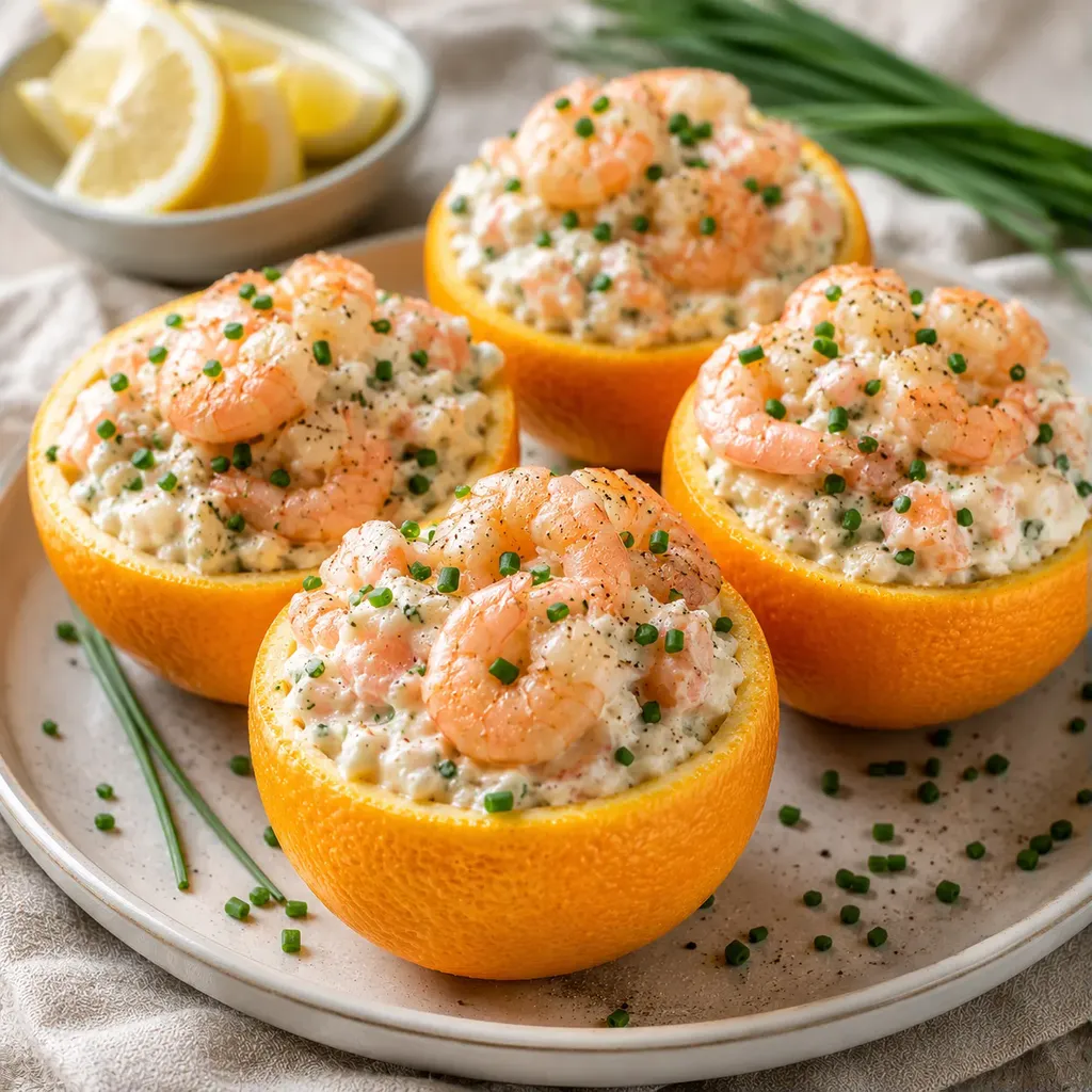 Agrumes Crevettes Farcis