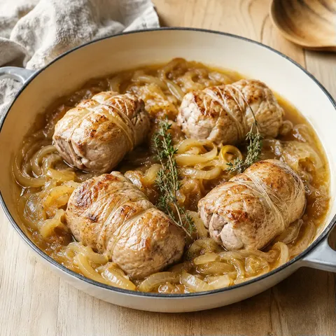 Veau Oignons Mijotés