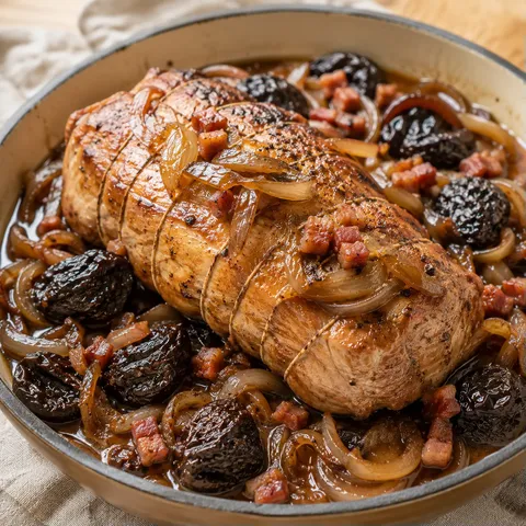 Porc et Pruneaux Mijotés