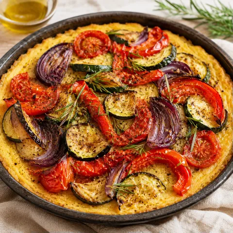 Socca Gourmande aux Légumes