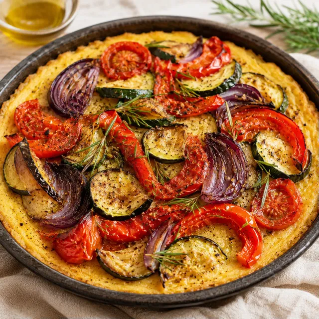 Socca Gourmande aux Légumes