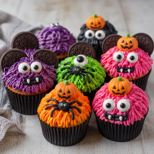 Cupcakes Monstres Rigolos