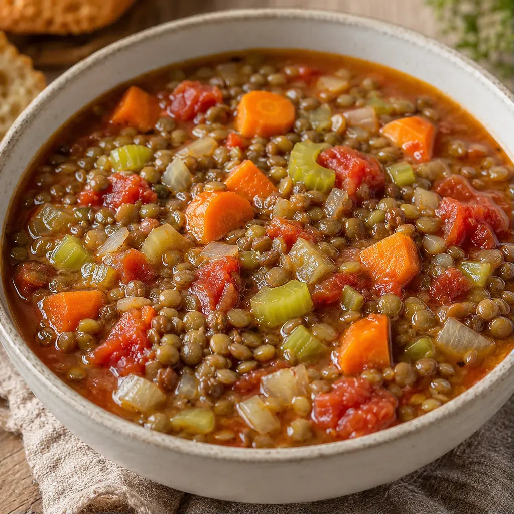 Soupe Lentilles et Légumes