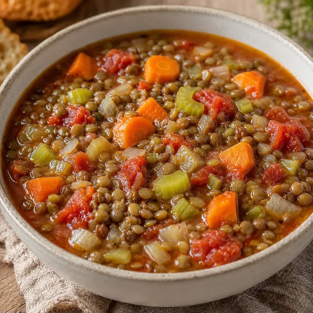 Soupe Lentilles et Légumes