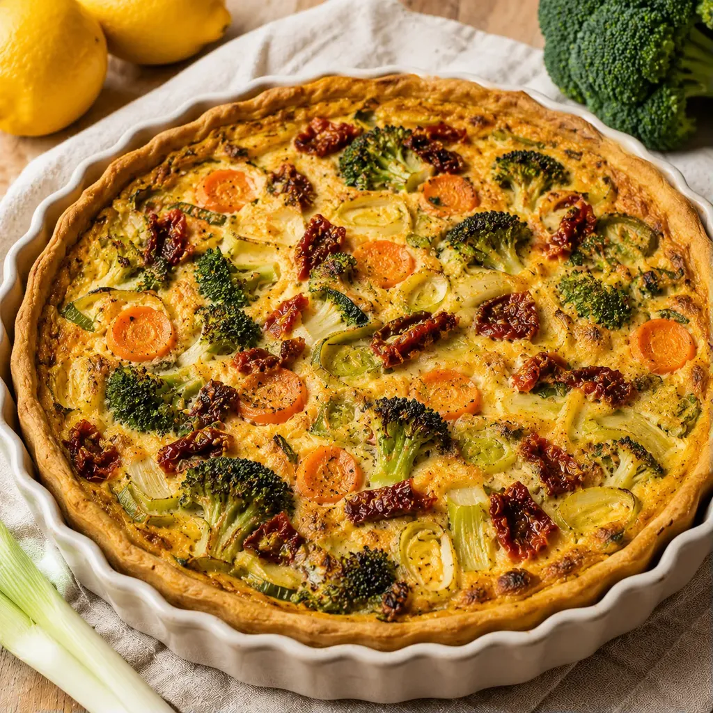 Quiche Veggie Sans Gluten