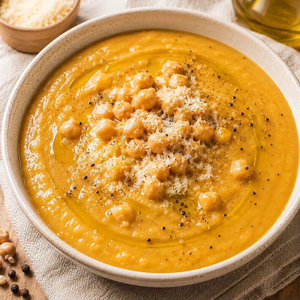 Délicieux Velouté de Légumes et Pois Chiches