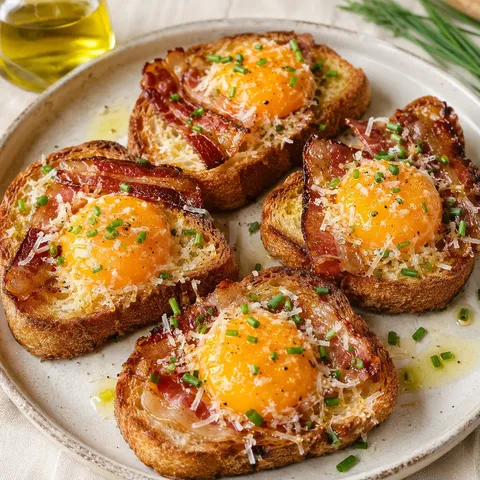 Tartine Œuf Confit Facile