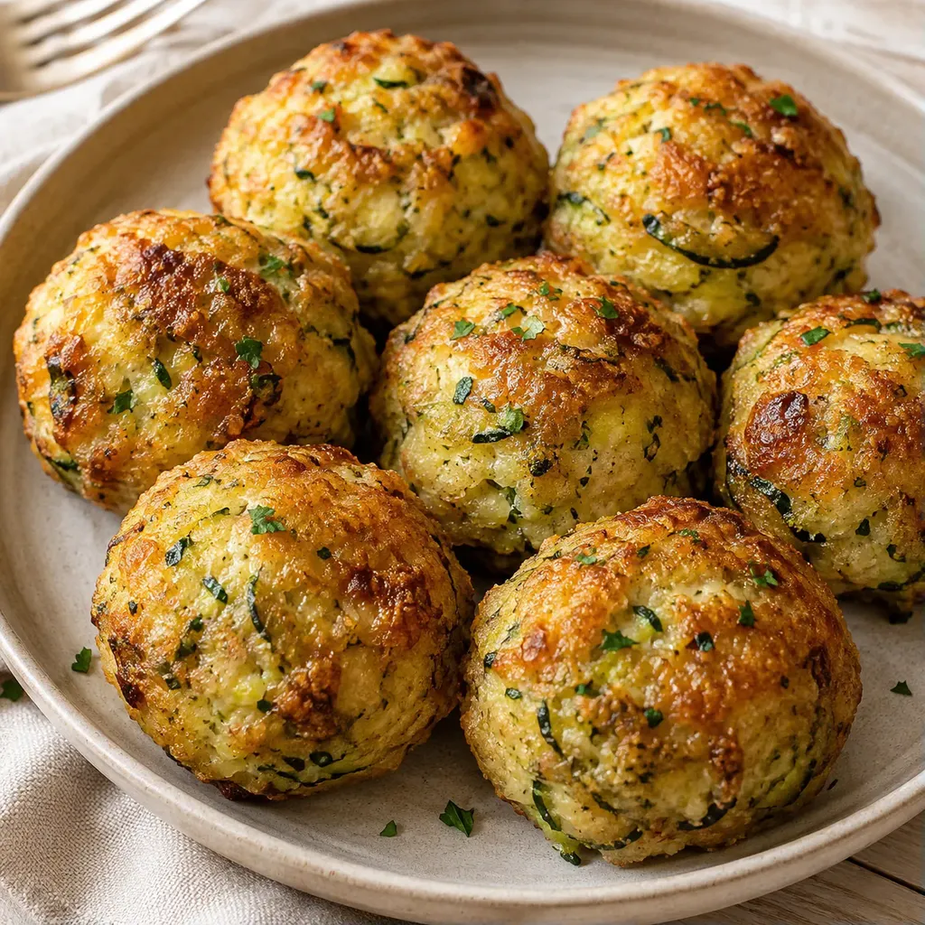 Courgettes Boulettes Four