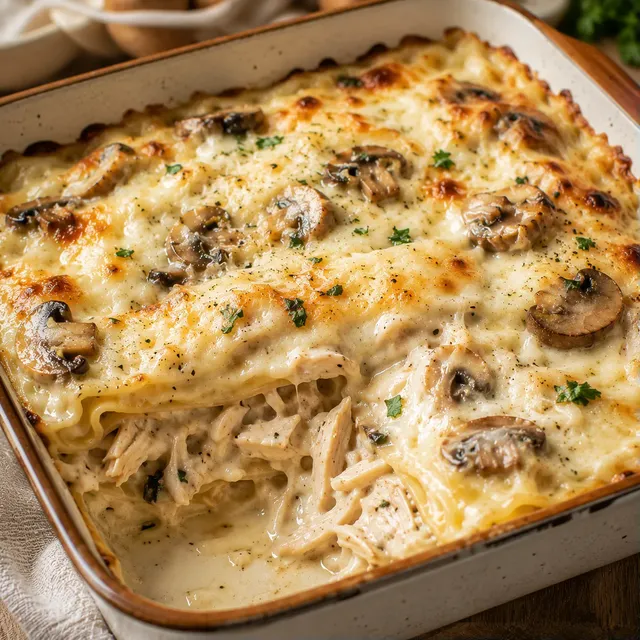 Poulet et Sauce Crémeuse