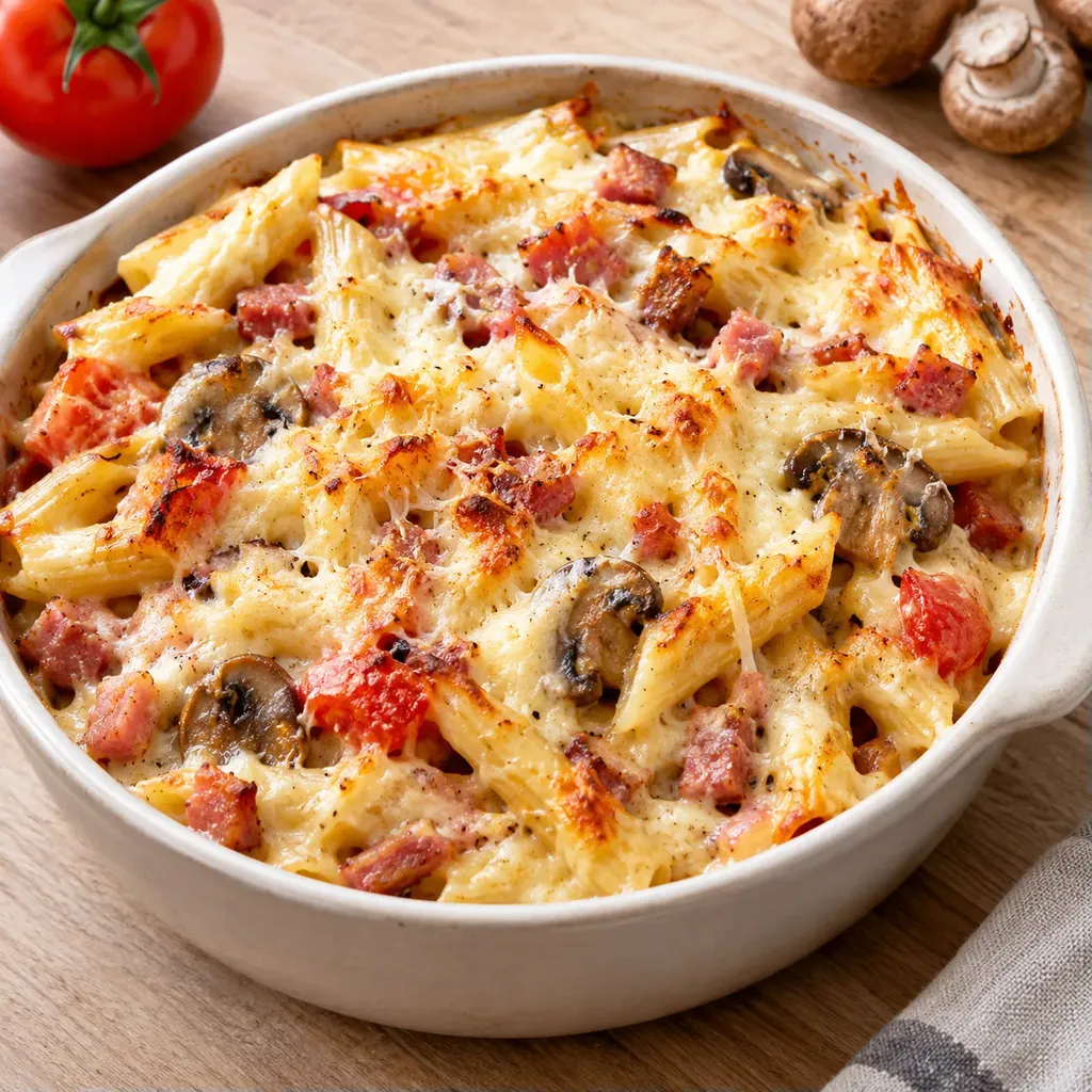 Pâtes Lardons Fromage Hiver