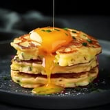 Savoureux pancakes fromage