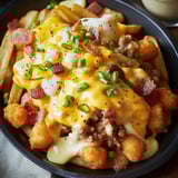 Poutine gourmande au petit-déjeuner