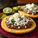 Sopes faits maison aux haricots et fromage