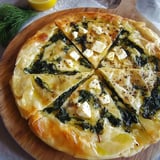 Tourte aux épinards et feta