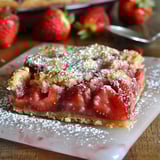 Délicieux crumble aux fraises