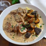 Dîner gourmand de veau et morilles