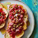 Bostocks et rhubarbe