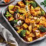 Tofu grillé et poivrons