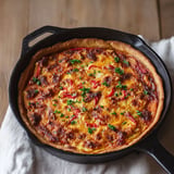 Une quiche au thon, dorée et prête à être dégustée.