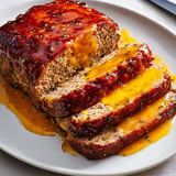 Une délicieuse part de viande fondante au cheddar, servie joliment sur une assiette.