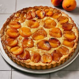 Délicieuse tarte aux abricots et crème d’amande légère, sur pâte sablée croustillante.