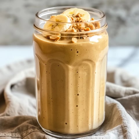 Délicieux Smoothie Banane et Beurre de Cacahuète